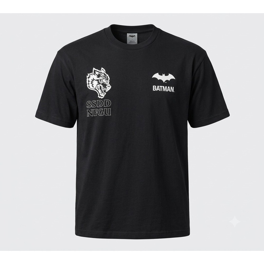 Darc Sport SSDD NFGU Batman Bane Wolves 89/1000 Men's Dark Gray T-Shirt. Size M